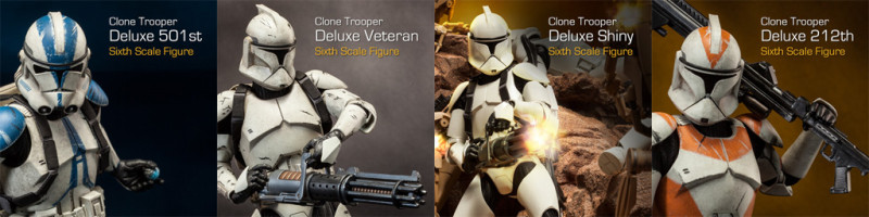 Sideshow Deluxe Clone Troopers Teaser
