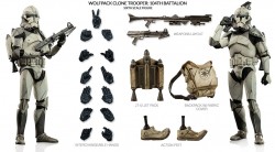 Sideshow Wolfpack Clone Trooper Accessories