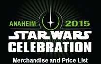 Celebration Anaheim Show Store Merchandise List
