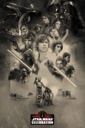 Star Wars Celebration Orlando 2017 Paul Shipper Key Art Poster