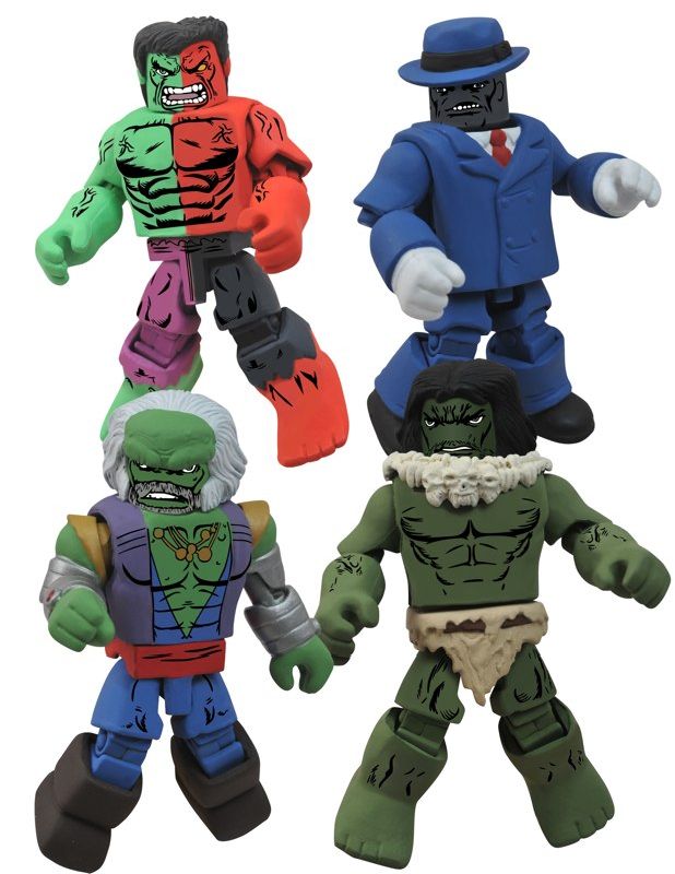 Diamond Select Incredible Hulk Through the Ages Minimates