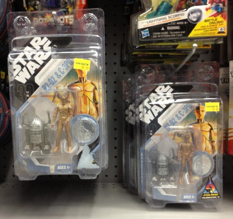 Five Below C4 McQuarrie Concept R2-D2 and C3PO