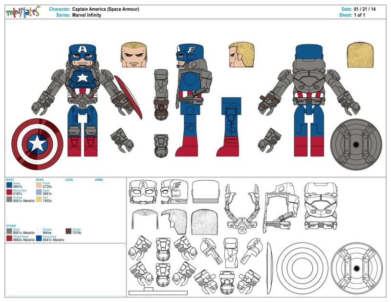Marvel Infinity - Captain America Space Armour