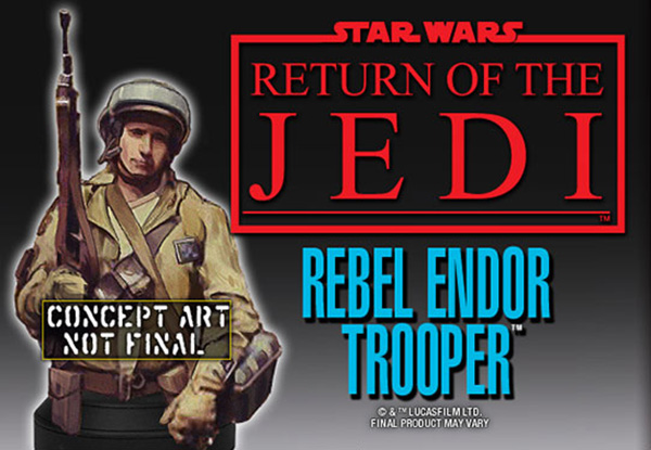 Endor Rebel Trooper Mini Bust