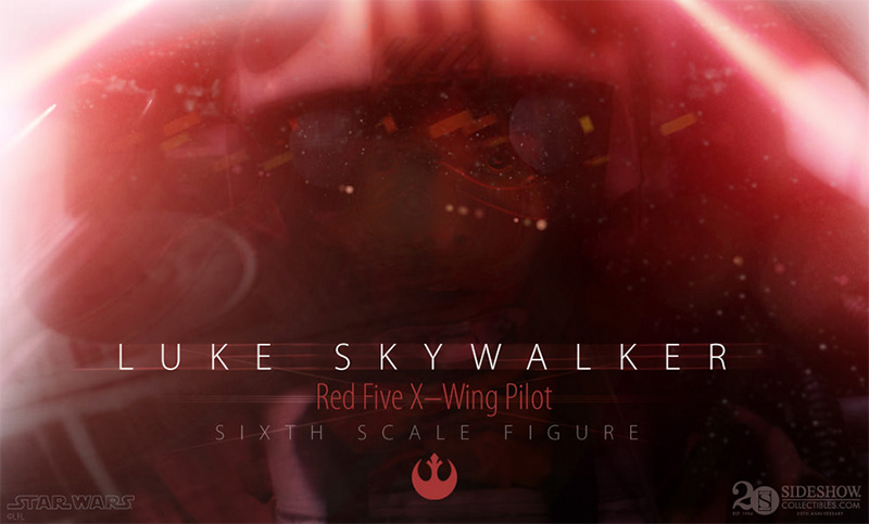 Sideshow Luke Skywalker X-Wing Pilot Teaser