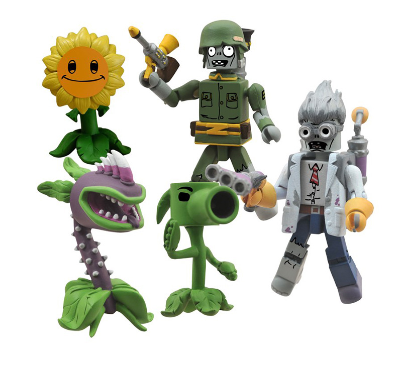 Diamond Select Launches Plants vs. Zombies Action Figures