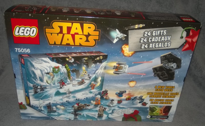 Lego 75056 Star Wars Advent Calendar - Box Back