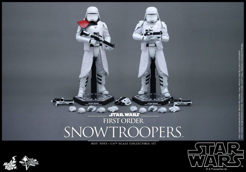 Hot Toys Preview First Order Snowtroopers