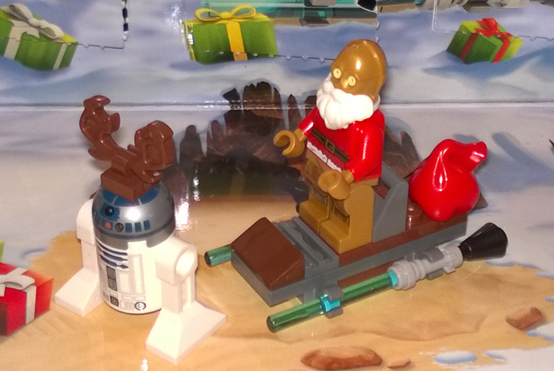 Lego SW Advent Calendar 75097 2015 Day 24b Santa C-3PO