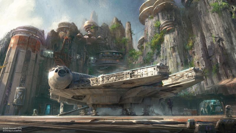 Disney Star Wars Land Concept Art