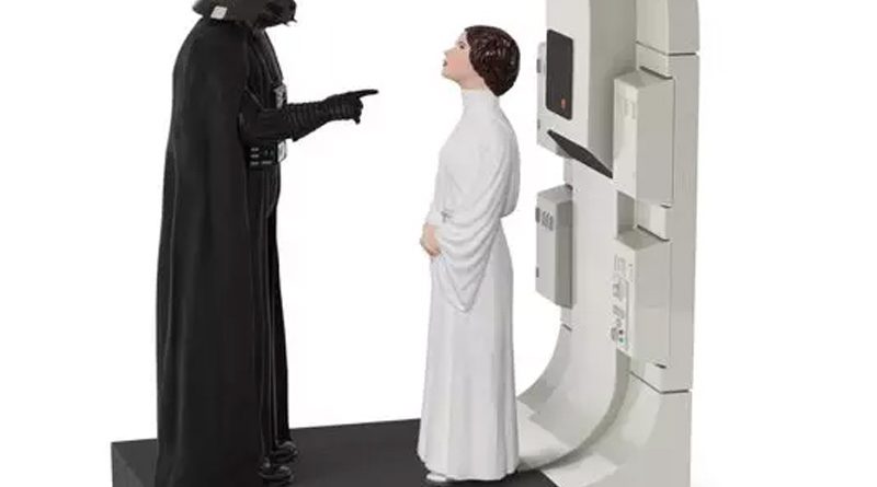 Hallmark Vader and Leia Ornament