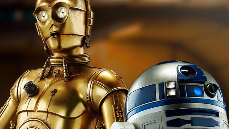 Sideshow Legendary Scale R2-D2 C-3PO Banner