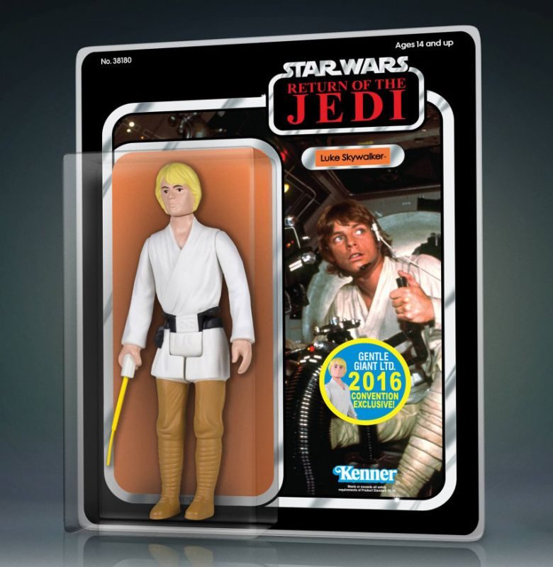Gentle Giant Yellow Luke Jumbo Carded SDCC
