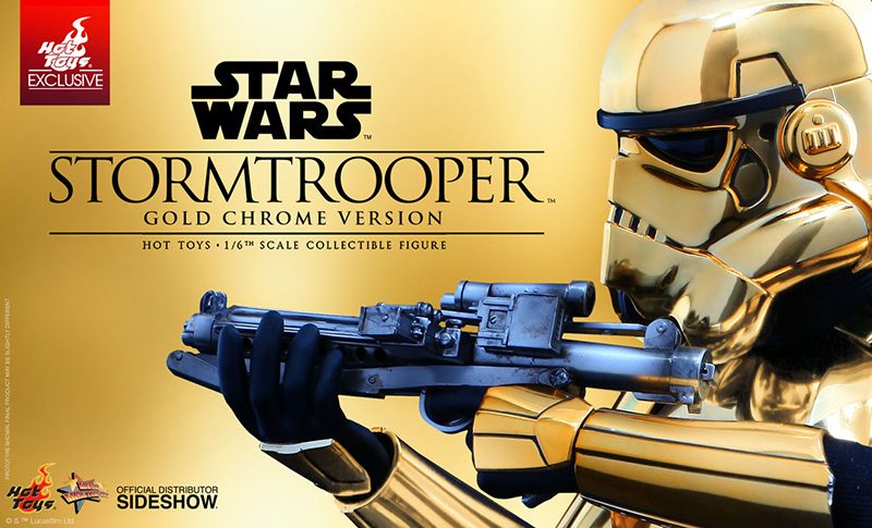 Hot Toys Gold ChromeStormtrooper Preview