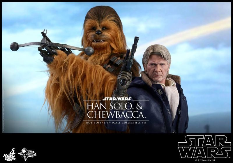 Hot Toys Han Solo Chewbacca The Force Awakens