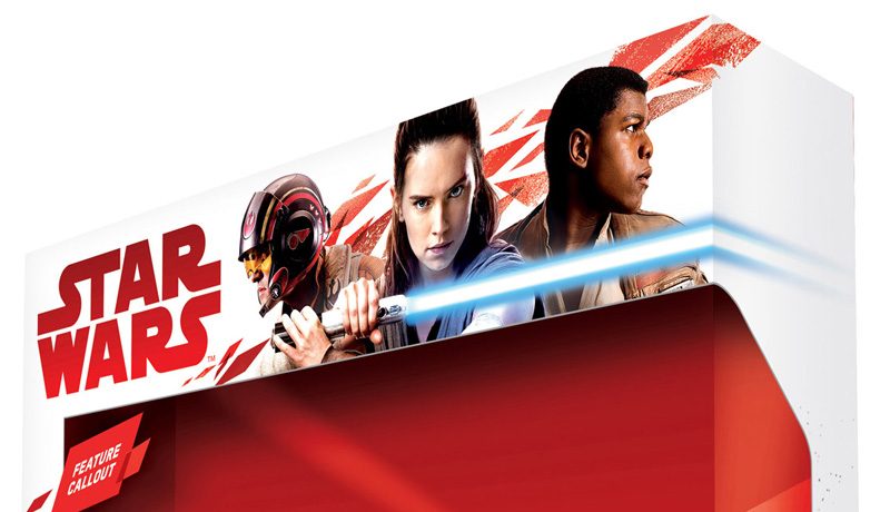 Star Wars The Last Jedi Packaging banner