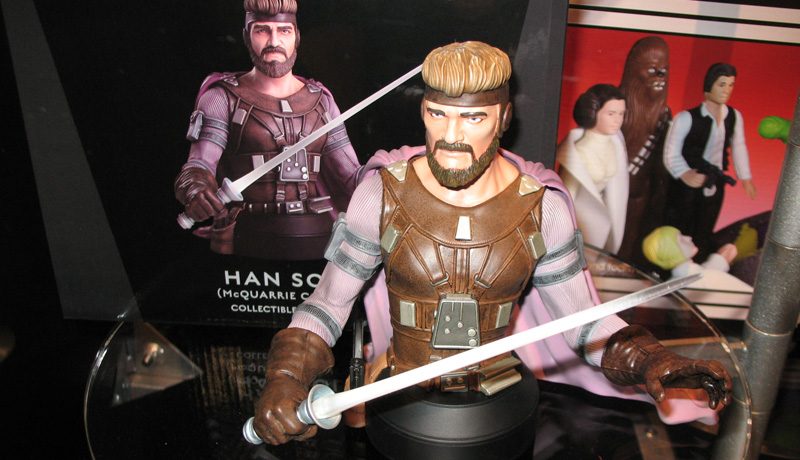 Star Wars Celebration Orlando 2017 Gentle Giant Ralph McQuarrie Han Bust Banner