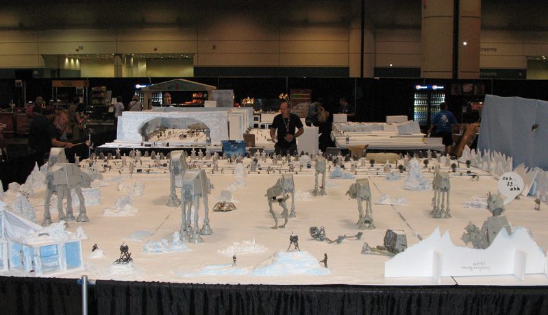 Star Wars Celebration V Diroama Workshop Battle of Hoth Banner