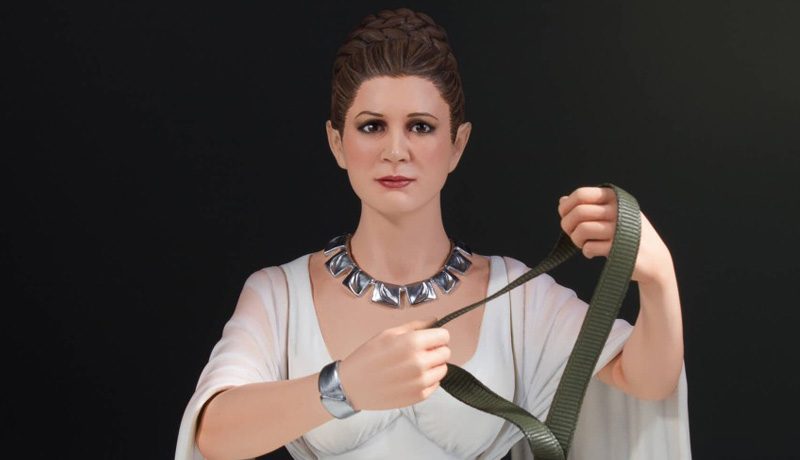 Gentle Giant Bust Yavin Ceremony Leia Banner