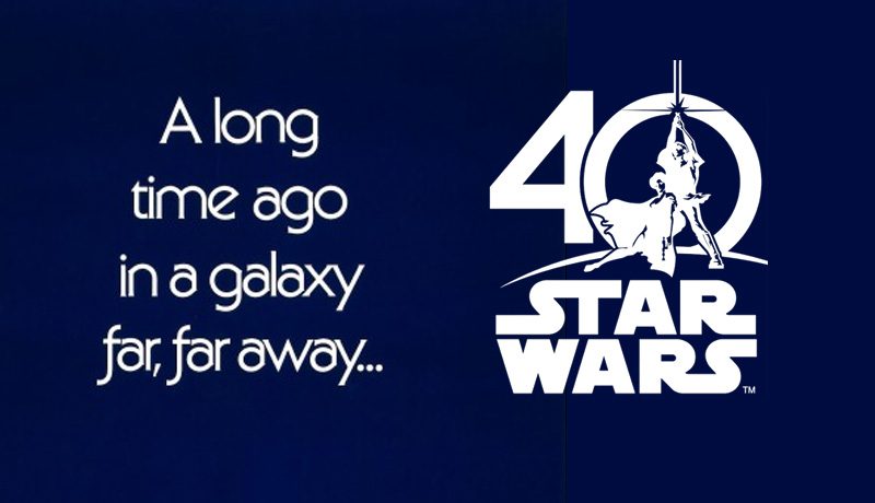 Star Wars 40th Anniversary Banner