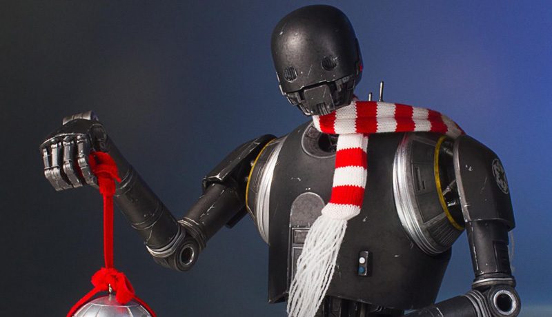K-2SO Holiday Mini Bust