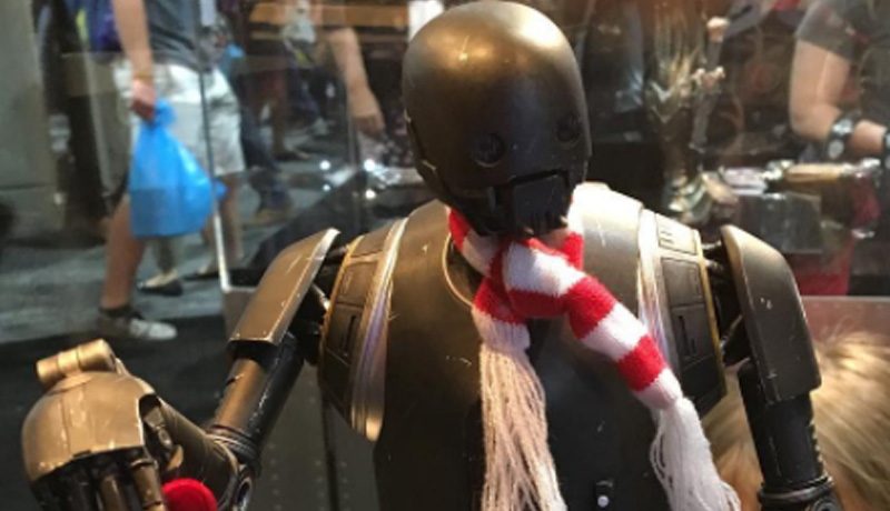 K-2SO Holiday Mini Bust Banner