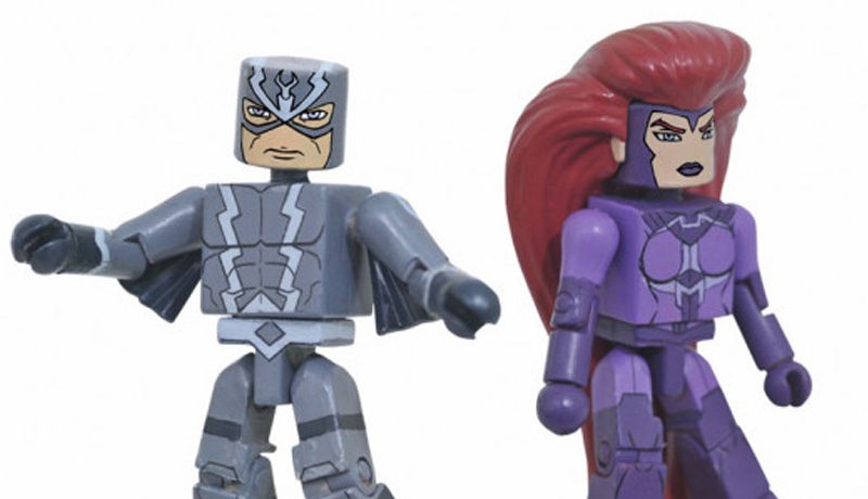 Black Bolt and Medusa Minimates