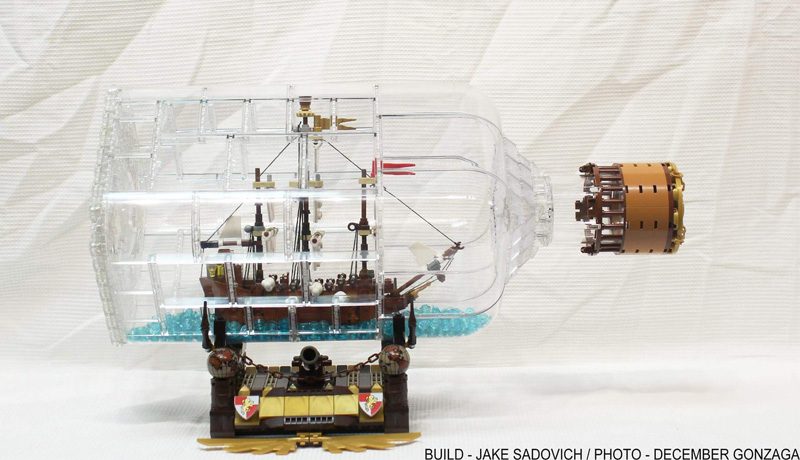 Lego Ship in a Bottle