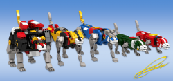Lego Voltron Lions