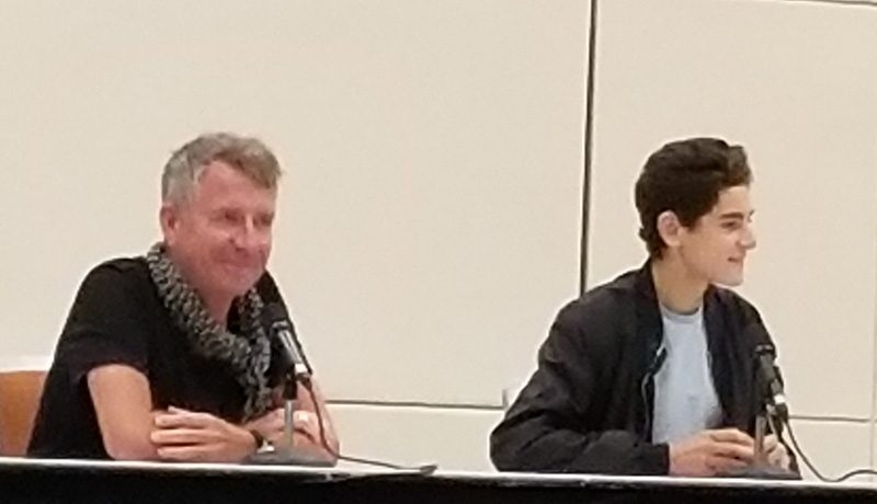 David Mazouz and Sean Pertwee