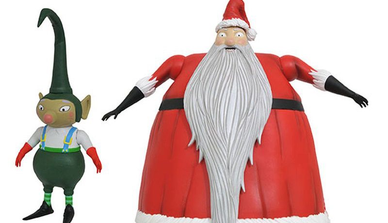 Nightmare Before Christmas Santa Banner