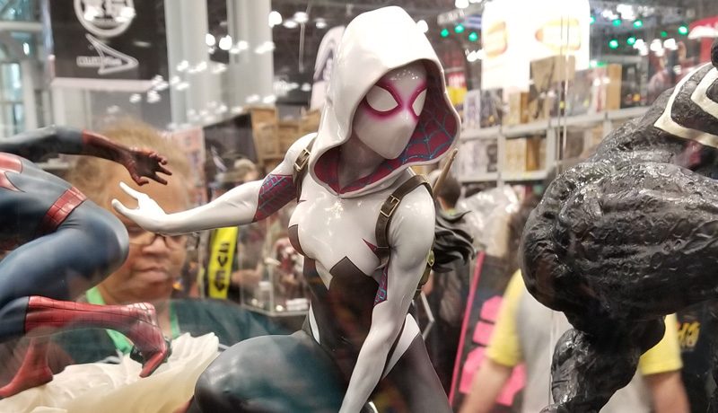 Spider-Gwen Statue Banner