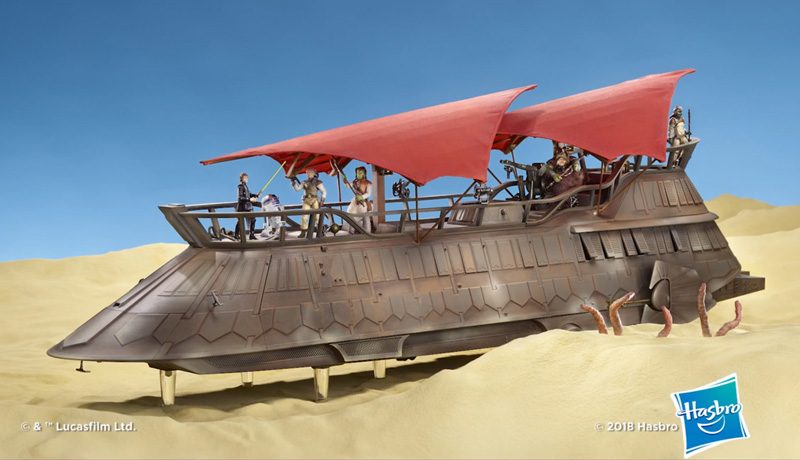 Hasbro Jabba Sail Barge Packaging Banner