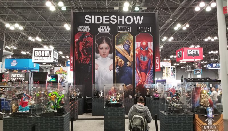 NYCC 2018 Sideshow Booth Banner
