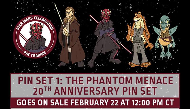 Star Wars Celebration Chicago 2019 Qui-Gon Jinn Pin