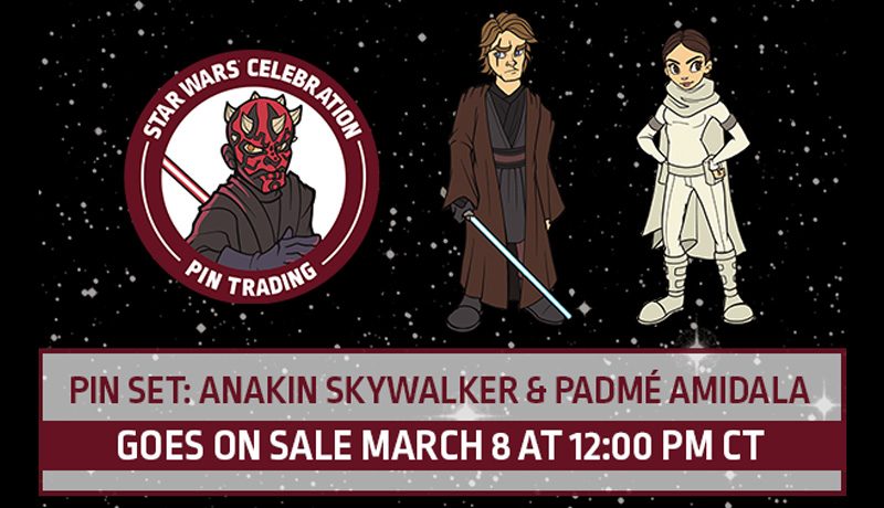 SWCC19 Pin Trading Anakin Padme Banner