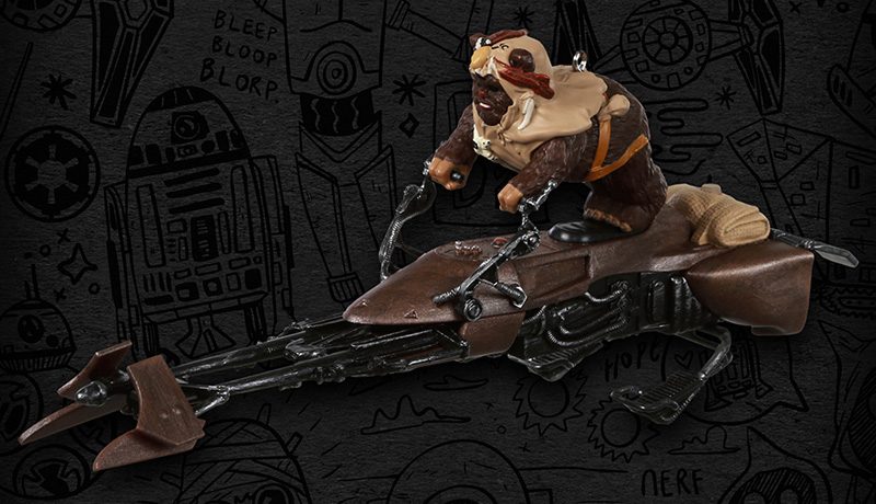 Paploo on Speeder Bike Ornament Banner