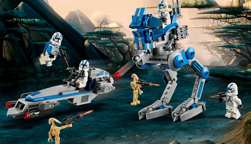 Lego 75280 501st Legion Clone Troopers Banner