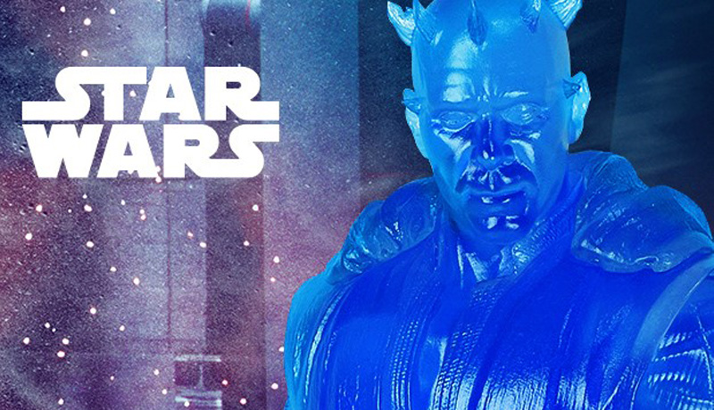 GG Holographic Darth Maul Bust Banner