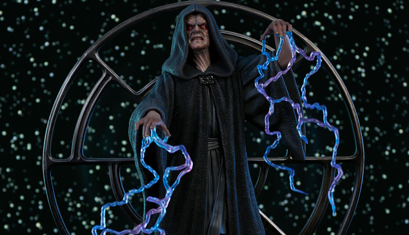 Gentle Giant Milestone Emperor Palpatine Statue Banner