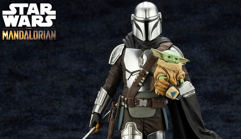 Kotobukiya ARTFX Mandalorian Grogu Banner