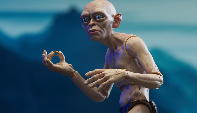 DST LOTR Deluxe AF Gollum Banner