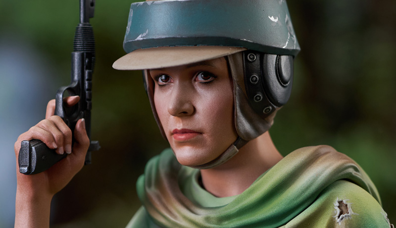 GG Bust Princess Leia Endor Poncho Banner