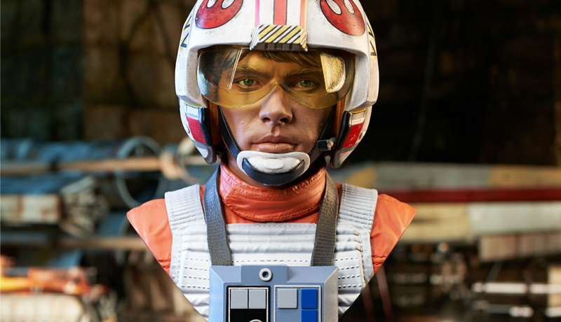 Gentle Giant L3d Luke Skywalker X-Wing Banner