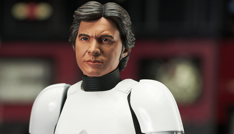 Gentle Giant Milestones Han Solo Stormtrooper Portrait Banner