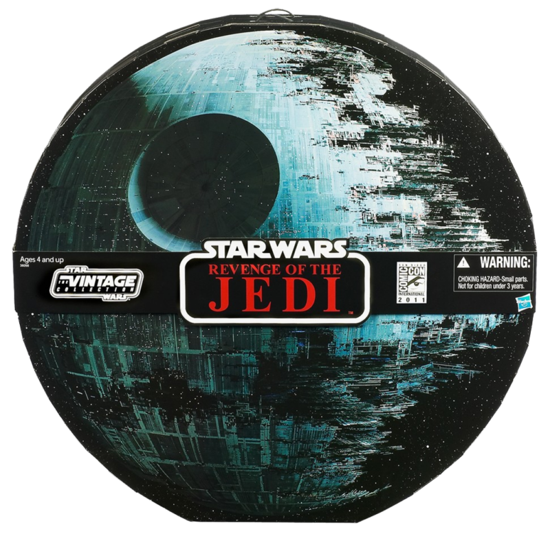 2011 San Diego Comic Con Exclusive Star Wars Revenge of the Jedi Vintage Collection Action Figure Set in Death Star Packaging
